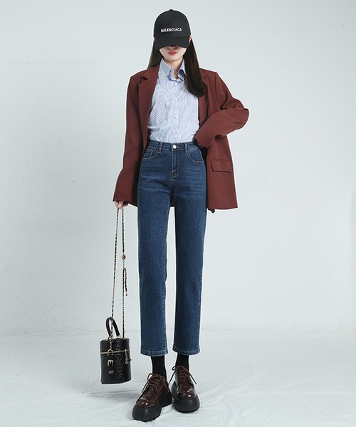 BANICO(バニコ)の「【Banico】ストレッチデニムシガレットパンツ(デニムパンツ・レディース・ブルー系その他2/ブルー系その他・29inch/28inch/27inch/26inch)」の20枚目の写真