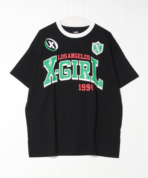 M 新品 送料込 エックスガール XGIRL Tシャツ FACE S/S TEE（Tシャツ/カットソー）｜X-girl（エックスガール