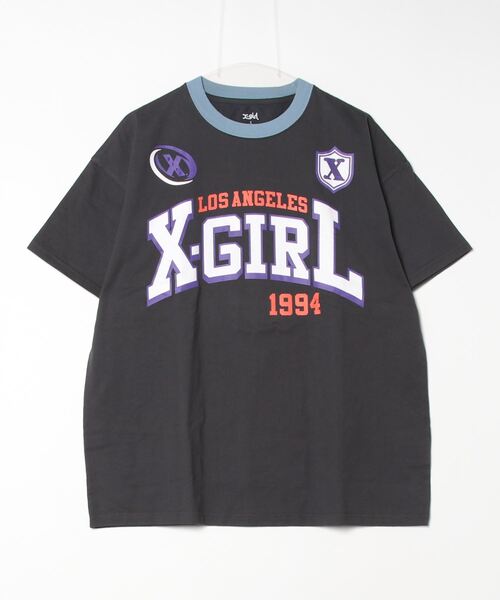 X-GIRL/エックスガール Tシャツ DESI LTD GAME SHIRT S/S