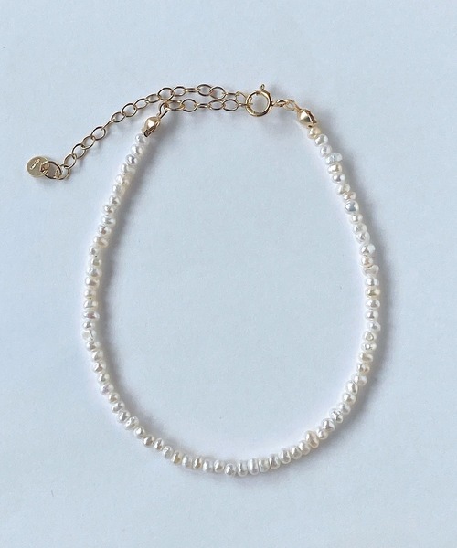 RIYU/極小淡水パールのアジャスターブレスレット（ブレスレット）｜CERCA（チェルカ）