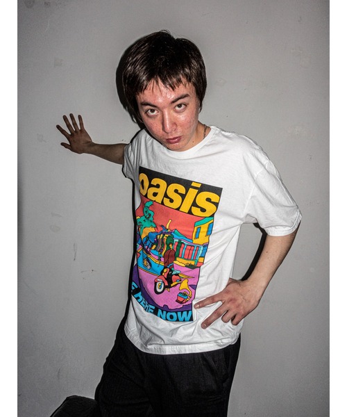 the Oasis(ジオアシス)の「【THRIFTY LOOK スリフティールック】 THRIFTY "OASIS" TEE ロック/ビンテージ/ユーズドライクTシャツ/オアシス/ヴィンテージ(Tシャツ/カットソー・メンズ・ホワイト・LARGE/X-LARGE/MEDIUM)」の14枚目の写真