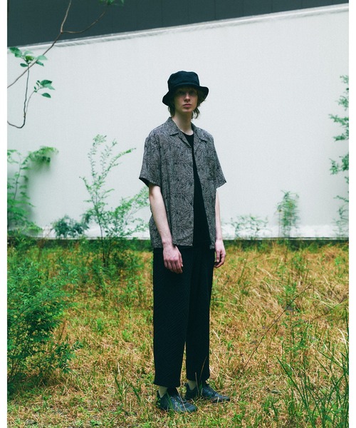 CALEE（キャリー）の「R/P GEOMETRIC PATTERN SH（シャツ/ブラウス・メンズ・ブラック/ブルー・MEDIUM/LARGE/SMALL）」の9枚目の写真