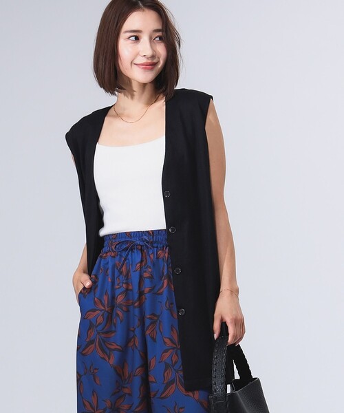 B:MING by BEAMS(ビーミングバイビームス)の「カットソー サマー ジレ(ベスト・レディース・ブラック/ベージュ・SMALL/MEDIUM)」の10枚目の写真