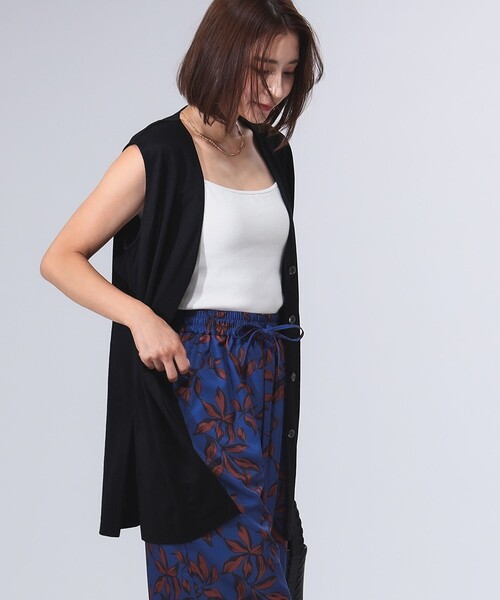 B:MING by BEAMS(ビーミングバイビームス)の「カットソー サマー ジレ(ベスト・レディース・ブラック/ベージュ・SMALL/MEDIUM)」の11枚目の写真