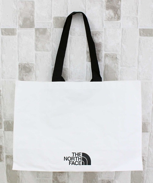 THE NORTH FACE(ザノースフェイス)の「アルポリン エコバッグ Large arpaulin Eco Bag The North Face White Label Korea Line(トートバッグ・メンズ・ホワイト/White・LARGE/L)」の1枚目の写真