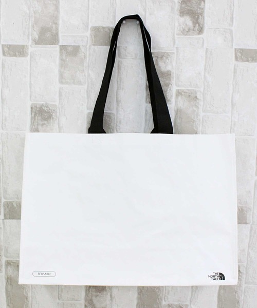 THE NORTH FACE(ザノースフェイス)の「アルポリン エコバッグ Large arpaulin Eco Bag The North Face White Label Korea Line(トートバッグ・メンズ・ホワイト/White・LARGE/L)」の12枚目の写真