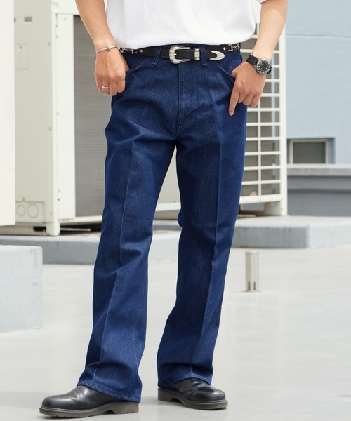 Wrangler(ラングラー)の「Wrangler/ラングラー WRANCHER DRESS デニムパンツ フレアパンツ センタープレス メンズ レディース 秋 秋服 2026年秋冬(デニムパンツ・メンズ・ブルー/インディゴブルー/ブラック・L/XL/S/M)」の12枚目の写真