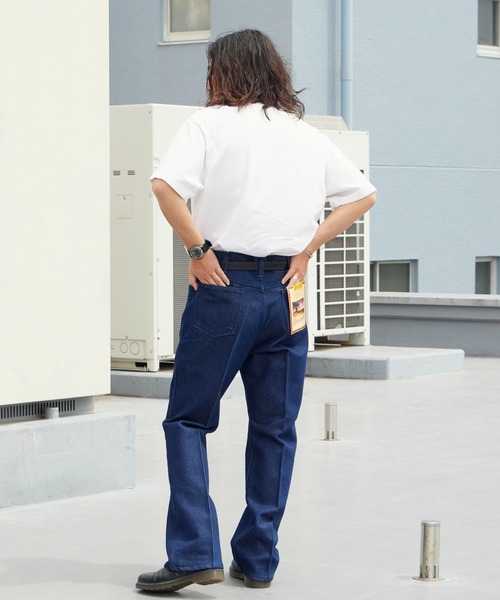 Wrangler(ラングラー)の「Wrangler/ラングラー WRANCHER DRESS デニムパンツ フレアパンツ センタープレス メンズ レディース 秋 秋服 2026年秋冬(デニムパンツ・メンズ・ブルー/インディゴブルー/ブラック・L/XL/S/M)」の5枚目の写真