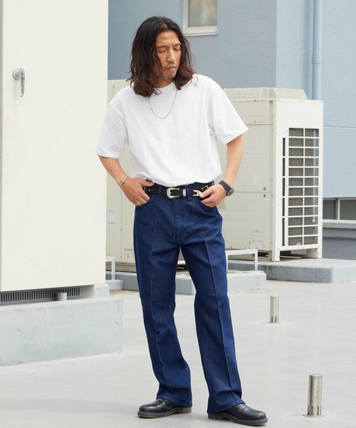 Wrangler(ラングラー)の「Wrangler/ラングラー WRANCHER DRESS デニムパンツ フレアパンツ センタープレス メンズ レディース 秋 秋服 2026年秋冬(デニムパンツ・メンズ・ブルー/インディゴブルー/ブラック・L/XL/S/M)」の7枚目の写真
