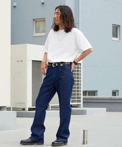 Wrangler(ラングラー)の「Wrangler/ラングラー WRANCHER DRESS デニムパンツ フレアパンツ センタープレス メンズ レディース 秋 秋服 2026年秋冬(デニムパンツ・メンズ・ブルー/インディゴブルー/ブラック・L/XL/S/M)」の6枚目の写真