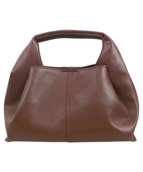 KOBE LETTUCE（コウベレタス）の「ソフトフェイクレザーワンハンドルバッグ（ハンドバッグ・レディース・ブラック/アイボリー/ブラウン・F）」の13枚目の写真