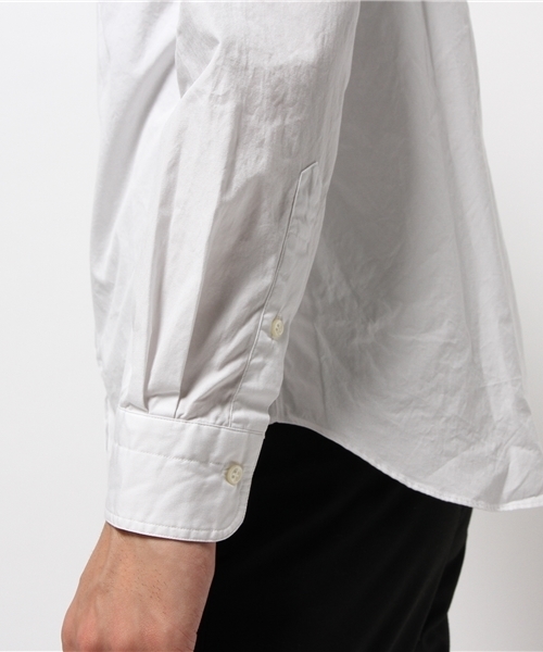 GLOSTER(グロスター)の「80/2×80/2 Finxブロードレギュラーシャツ(シャツ/ブラウス・メンズ・ホワイト/ネイビー・LARGE/MEDIUM/SMALL)」の7枚目の写真