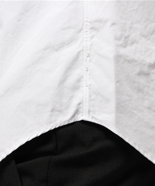 GLOSTER(グロスター)の「80/2×80/2 Finxブロードレギュラーシャツ(シャツ/ブラウス・メンズ・ホワイト/ネイビー・LARGE/MEDIUM/SMALL)」の9枚目の写真