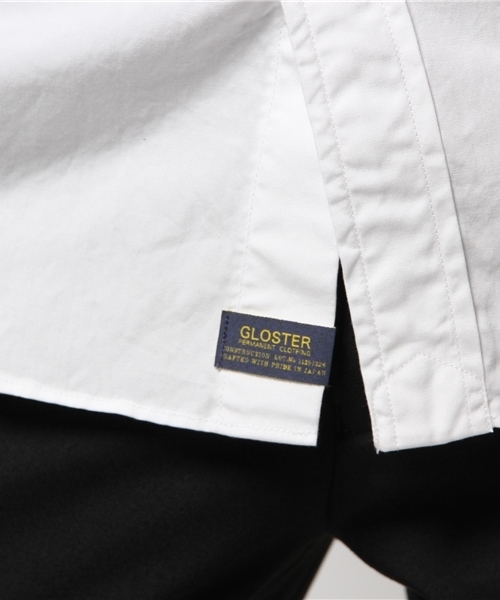 GLOSTER(グロスター)の「80/2×80/2 Finxブロードレギュラーシャツ(シャツ/ブラウス・メンズ・ホワイト/ネイビー・LARGE/MEDIUM/SMALL)」の11枚目の写真
