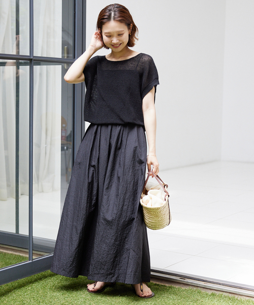 SLOBE IENA（スローブイエナ）の「《追加》リネン混フレンチスリーブ