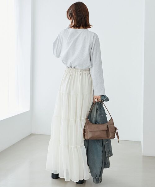 MAJESTIC LEGON(マジェスティックレゴン)の「アソートロゴロンT(Tシャツ/カットソー・レディース・グレー/B/A/ホワイト系その他/C/D・MEDIUM)」の7枚目の写真