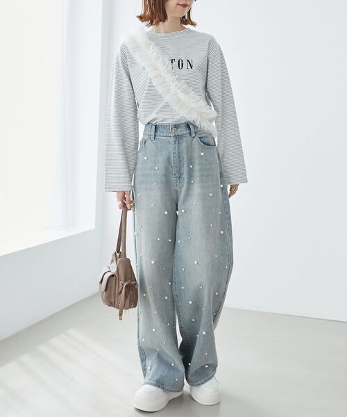 MAJESTIC LEGON(マジェスティックレゴン)の「アソートロゴロンT(Tシャツ/カットソー・レディース・グレー/B/A/ホワイト系その他/C/D・MEDIUM)」の20枚目の写真