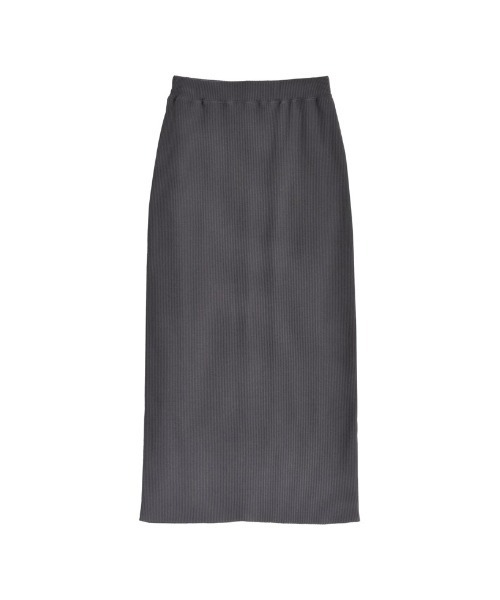 Re:EDIT（リエディ）の「[セルフカット][大きいサイズ有]リブカットソータイトスカート（スカート・レディース・チャコールグレー/アイボリー/ブラック/グレイッシュベージュ/ブラウン・LARGE/X-LARGE/MEDIUM）」の11枚目の写真