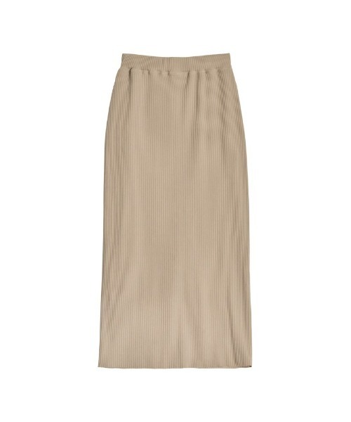 Re:EDIT（リエディ）の「[セルフカット][大きいサイズ有]リブカットソータイトスカート（スカート・レディース・チャコールグレー/アイボリー/ブラック/グレイッシュベージュ/ブラウン・LARGE/X-LARGE/MEDIUM）」の13枚目の写真