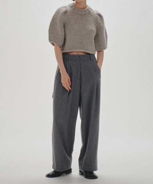 TODAYFUL（トゥデイフル）の「TODAYFUL　Puffsleeve Hand Knit パフスリーブハンドニット/12420520（ニット/セーター・レディース・ミント/グレー・ONE SIZE）」の9枚目の写真