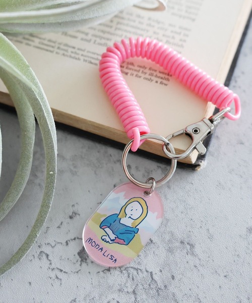 LAKOLE（ラコレ）の「[世界の名作]コイルキーホルダー / 131958