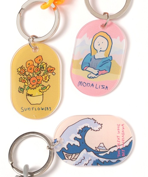 LAKOLE（ラコレ）の「[世界の名作]コイルキーホルダー / 131958