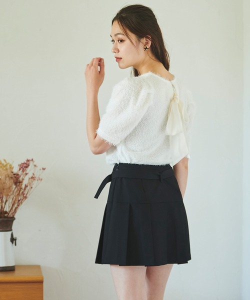 31 Sons de mode（トランテアン　ソン　ドゥ　モード）の「ローベルトプリーツスカショーパン（その他パンツ・レディース・キャメル/グレー/ブラック・36/38）」の4枚目の写真