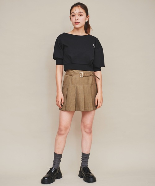 31 Sons de mode（トランテアン　ソン　ドゥ　モード）の「ローベルトプリーツスカショーパン（その他パンツ・レディース・キャメル/グレー/ブラック・36/38）」の21枚目の写真