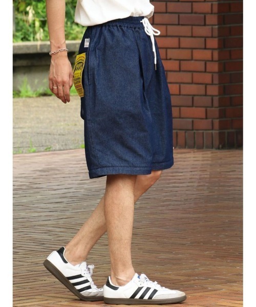 CRAFT STANDARD BOUTIQUE（クラフトスタンダードブティック）の「【URANIWA CAMPERS】2WAY DENIM PANTS（デニムパンツ・メンズ・ブラック/ダークインディゴブルー・XL/L/M）」の6枚目の写真