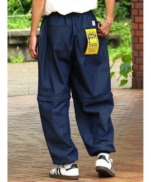 CRAFT STANDARD BOUTIQUE（クラフトスタンダードブティック）の「【URANIWA CAMPERS】2WAY DENIM PANTS（デニムパンツ・メンズ・ブラック/ダークインディゴブルー・XL/L/M）」の10枚目の写真