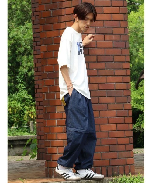 CRAFT STANDARD BOUTIQUE（クラフトスタンダードブティック）の「【URANIWA CAMPERS】2WAY DENIM PANTS（デニムパンツ・メンズ・ブラック/ダークインディゴブルー・XL/L/M）」の12枚目の写真