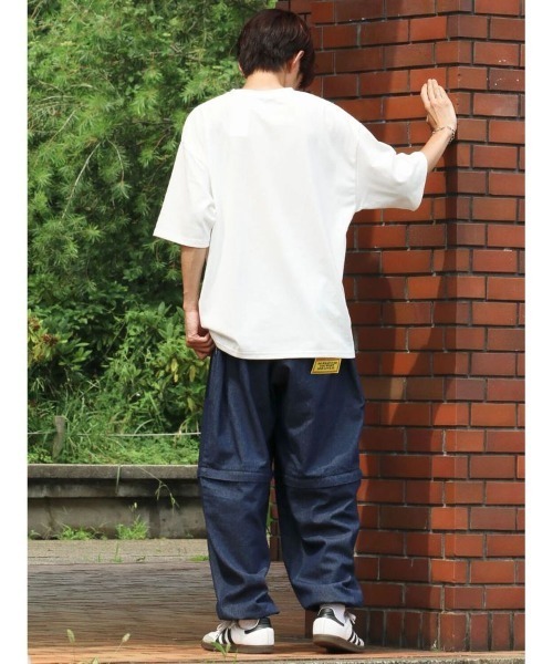 CRAFT STANDARD BOUTIQUE（クラフトスタンダードブティック）の「【URANIWA CAMPERS】2WAY DENIM PANTS（デニムパンツ・メンズ・ブラック/ダークインディゴブルー・XL/L/M）」の13枚目の写真