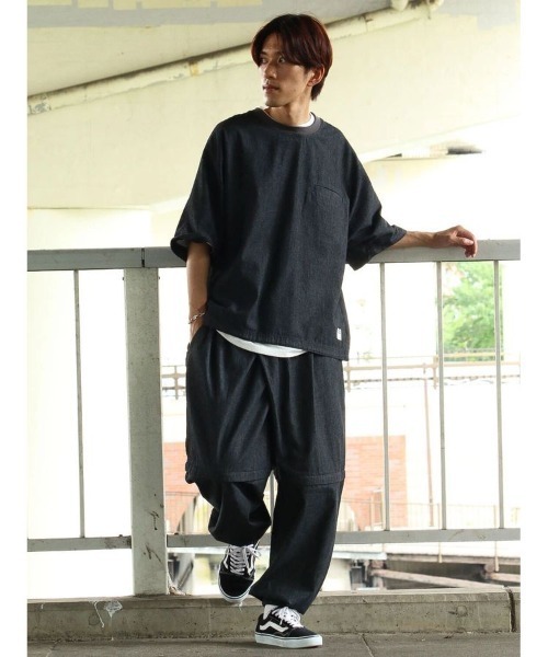 CRAFT STANDARD BOUTIQUE（クラフトスタンダードブティック）の「【URANIWA CAMPERS】2WAY DENIM PANTS（デニムパンツ・メンズ・ブラック/ダークインディゴブルー・XL/L/M）」の17枚目の写真