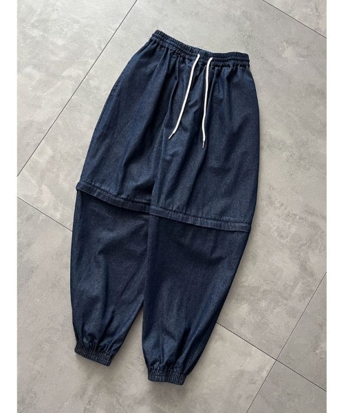 CRAFT STANDARD BOUTIQUE（クラフトスタンダードブティック）の「【URANIWA CAMPERS】2WAY DENIM PANTS（デニムパンツ・メンズ・ブラック/ダークインディゴブルー・XL/L/M）」の18枚目の写真
