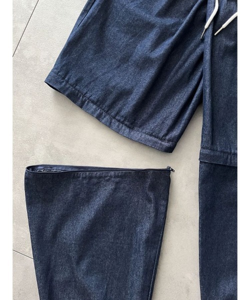 CRAFT STANDARD BOUTIQUE（クラフトスタンダードブティック）の「【URANIWA CAMPERS】2WAY DENIM PANTS（デニムパンツ・メンズ・ブラック/ダークインディゴブルー・XL/L/M）」の20枚目の写真