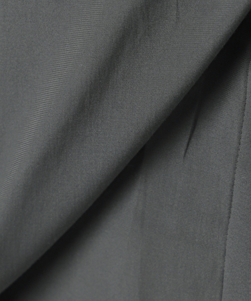 Noble(ノーブル)の「【My Policy Shirt】ベルテッドスリーブバンドカラーシャツ(シャツ/ブラウス・レディース・スミクロ/ホワイト・FREE)」の18枚目の写真