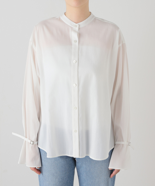 Noble（ノーブル）の「【My Policy Shirt】ベルテッドスリーブバンド