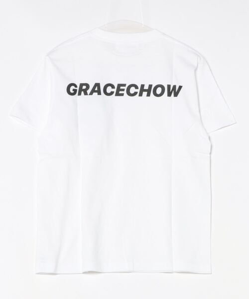 NO WAY(ノーウェイ)の「/Grace Chow/グレース チョウ/Graphic/Design T(Tシャツ/カットソー・レディース・ホワイト/ブラック・MEDIUM/SMALL)」の3枚目の写真