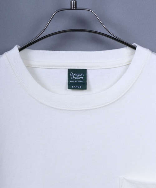 ANPAS(アンパス)の「11oz Ultra Heavy Weight Wide Silhouette Pocket T-Shirt/11オンス ウルトラヘビーウェイト ポケット付き 長袖Tシャツ ロンT オーバーサイズ ワイドシルエット(Tシャツ/カットソー・メンズ・ネイビー/グレイッシュベージュ/ブラック/ホワイト・L/M)」の5枚目の写真