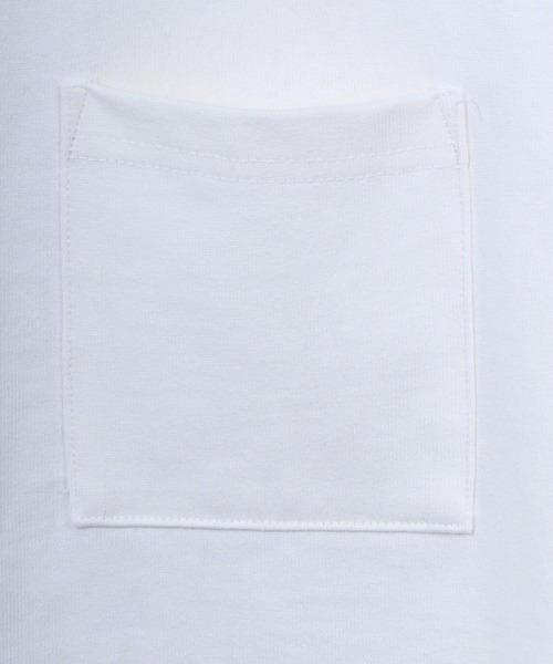 ANPAS(アンパス)の「11oz Ultra Heavy Weight Wide Silhouette Pocket T-Shirt/11オンス ウルトラヘビーウェイト ポケット付き 長袖Tシャツ ロンT オーバーサイズ ワイドシルエット(Tシャツ/カットソー・メンズ・ネイビー/グレイッシュベージュ/ブラック/ホワイト・L/M)」の6枚目の写真