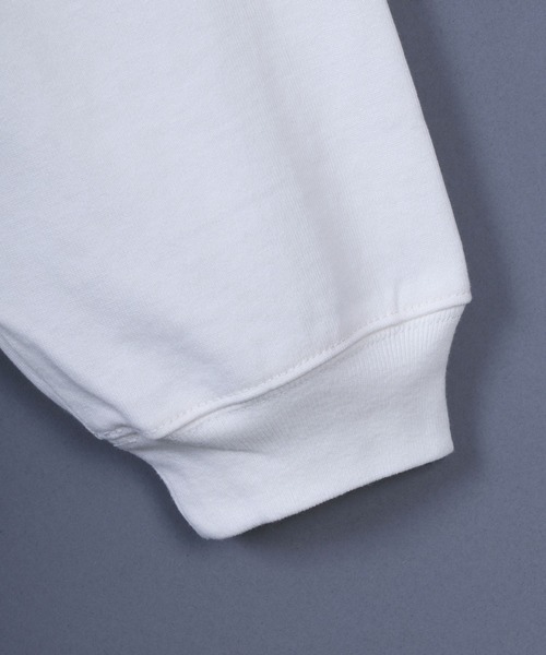 ANPAS(アンパス)の「11oz Ultra Heavy Weight Wide Silhouette Pocket T-Shirt/11オンス ウルトラヘビーウェイト ポケット付き 長袖Tシャツ ロンT オーバーサイズ ワイドシルエット(Tシャツ/カットソー・メンズ・ネイビー/グレイッシュベージュ/ブラック/ホワイト・L/M)」の7枚目の写真