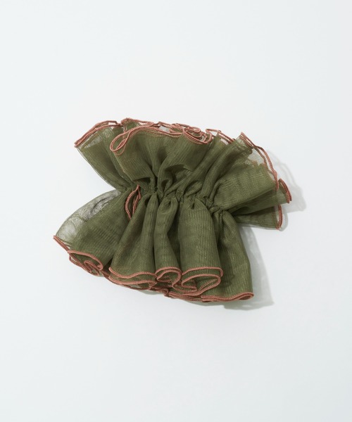 GOLDY（ゴールディ）の「パイピング フリル ビッグ シュシュ（シュシュ・レディース・ホワイト/レッド/グリーン/ブラック/グレー・FREE）」の15枚目の写真