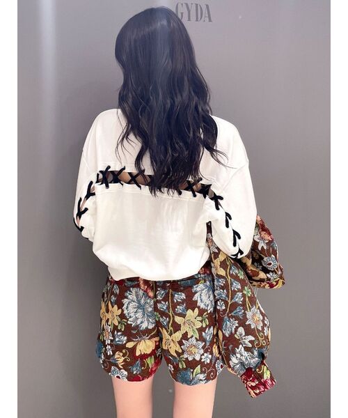 GYDA（ジェイダ）の「【SETUP着用可】Gobelinショートパンツ（その他パンツ・レディース・ブラウン/グレー・FREE）」の14枚目の写真