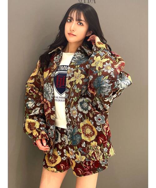 GYDA（ジェイダ）の「【SETUP着用可】Gobelinショートパンツ（その他パンツ・レディース・ブラウン/グレー・FREE）」の17枚目の写真