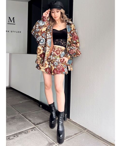 GYDA（ジェイダ）の「【SETUP着用可】Gobelinショートパンツ（その他パンツ・レディース・ブラウン/グレー・FREE）」の20枚目の写真