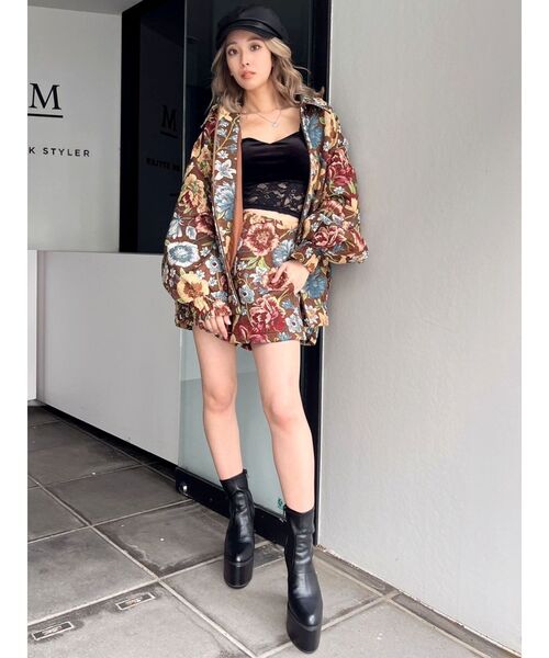 GYDA（ジェイダ）の「【SETUP着用可】Gobelinショートパンツ（その他パンツ・レディース・ブラウン/グレー・FREE）」の21枚目の写真