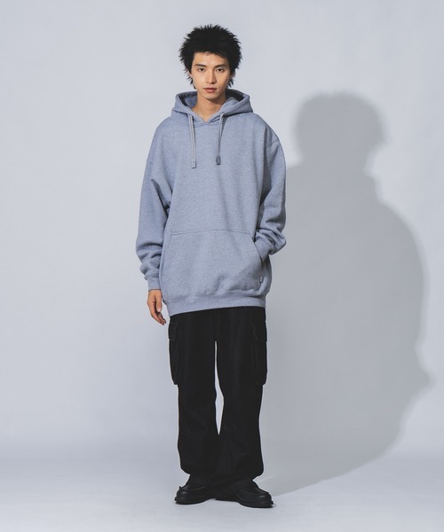 PRO CLUB （プロクラブ）の「【PRO CLUB/プロクラブ】HEAVY WEIGHT PULLOVER HOODIE 　13オンス ヘビーウェイトプルオーバーフーディー プルパーカー PCB142（パーカー・メンズ・ブラック/ネイビー/杢グレー/ホワイト・LARGE/XX-LARGE/X-LARGE/MEDIUM）」の16枚目の写真