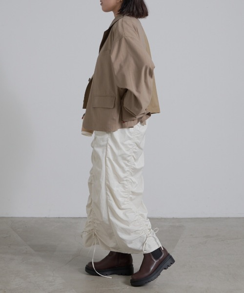 etsinta（エシンタ）の「【etsinta/エシンタ】リメイクライトテーラードジャケット（テーラードジャケット・レディース・ネイビー/ベージュ・ONE SIZE）」の17枚目の写真