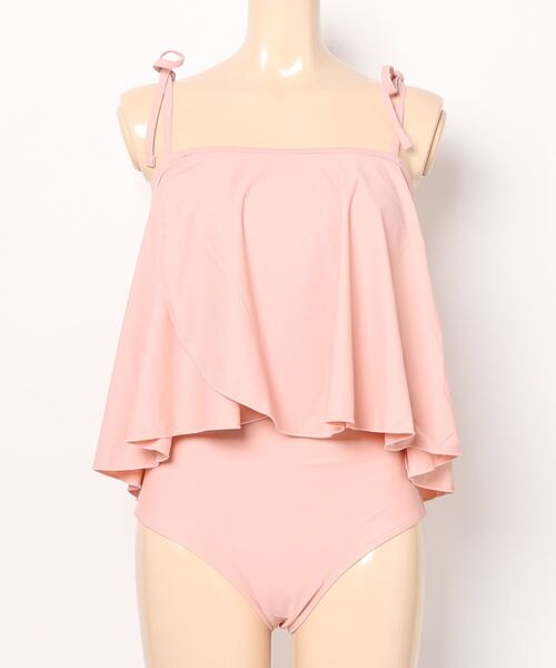 BONBON ワンピース　水着　ボヘミアン　海外　1点物❗️ カラフルなトロピカル柄入りハイレグワンピス水着 Sun-Sation
