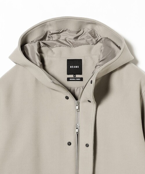 BEAMS（ビームス）の「フリース フーデッド コート（その他アウター・メンズ・ブラック/ライトグレー・SMALL/MEDIUM/LARGE/X-LARGE）」の20枚目の写真